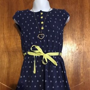 Navy and yellow Carter’s dress size 4T